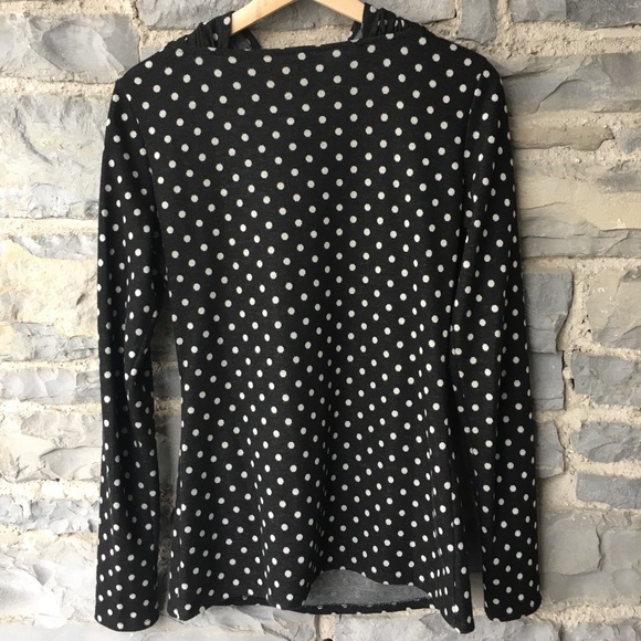 Black Polka Dot Shirt - Picture 6 of 7